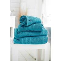 Lobster Creek Kaleidoscope 550gsm Combed Cotton Towels in Turquoise