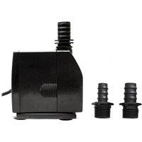 Primrose Mains Powered Water Feature Pump 1, 500LPH in Black