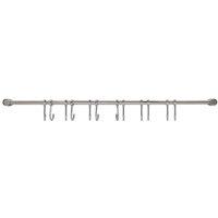 SPETLEK Wall Mounted Kitchen Utensils 12 Hook in Silver | Size: Large