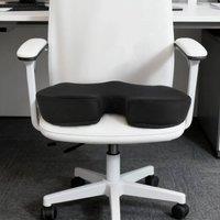 SPETLEK Orthopedic Memory Foam Seat Cushion in Black