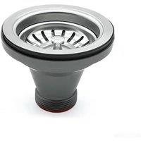 INMTFEI Kitchen Sink Drain Stopper, 201 Stainless Steel Pop Up Sink Strainer in Silver