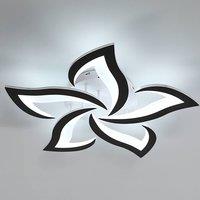 Pheashine Modern Acrylic ceiling light white light 6500K 58cm long indoor use in Black