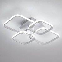 Pheashine White 58cm Square LED Ceiling Light 60W 6500K 6750LM Acrylic