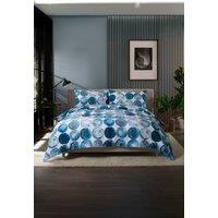 Lobster Creek Coastal Blue Shells 100% Cotton Duvet Cover Set with Piped Edging | Size: Single