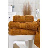 Deyongs Bliss Pima Supersoft Fluffy Cotton 650gsm Towels in Burnt Orange | Size: Bath Sheet