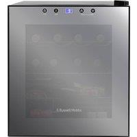 Russell Hobbs Freestanding Bottle Wine Cooler 46L with Touch Control RH15WC201MR in Black