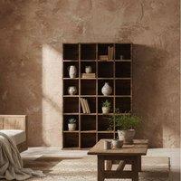Wyld Haus Limi Wooden Rustic Brown Adjustable CD & DVD Storage Cabinet