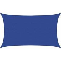 Berkfield Home Sunshade Sail 160 g/m Rectangular Blue 5x8 m HDPE
