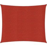 Berkfield Home Sunshade Sail 160 g/m Red 6x6 m HDPE
