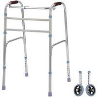 SPETLEK Folding Walking Frame Lightweight Walker in Silver