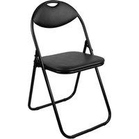 SPETLEK BLACK FOLDING CHAIR FOLDABLE