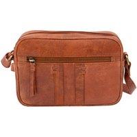 PRIMEHIDE Women's 'Arizona' Leather Camera Style Bag in Brown
