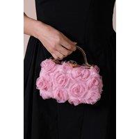 SVNX Women's Rose Clutch In Pink