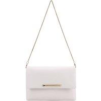Paul Costelloe Women's Tilda Leather Clutch in Off-White