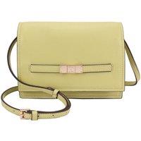 Paul Costelloe Women's Tosca Leather Clutch in Yellow