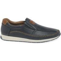 Rieker Men's 'Tempo' Slip On Shoes in Navy | Size: 6.5