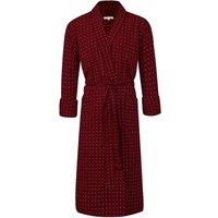 Bown of London Men's Tosca Lightweight Dressing Gown in Red | Size: 2XL