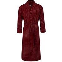 Bown of London Men's Tosca Lightweight Dressing Gown in Red | Size: XL