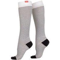 VIM&VIGR Men's 1 Pack Cotton Graduated Compression Socks | 30-40 mmHg in Cream | Size: S/M