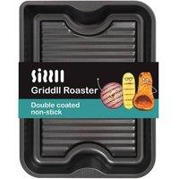 Wham SIZZLL Griddll Non-Stick 39cm Roasting Tin in Grey
