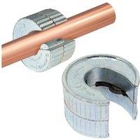 BARGAINS-GALORE Automatic Pipe Cutter Pipes Slicer Copper 15mm Adjusting Locking Cut in Silver