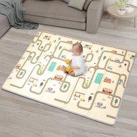 Yum Yums 200x150cm Soft Waterproof Baby Play Mat - Cars & Bears Design | Size: 200x150 cm