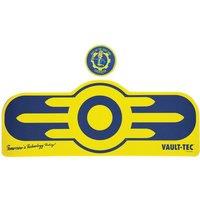 Fallout Vault-Tec XL Desk Pad & Coaster Set in Bright Yellow