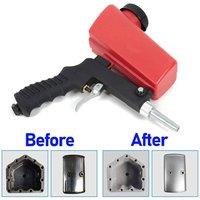 SPETLEK Pot Air Sandblaster Kit Grit Shot Sand Blaster in Red | Size: 10000mm x 520mm