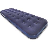 FLAVORA Single Inflatable Air Bed Mattress in Blue