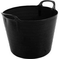 SPETLEK 7L Small Flexi Tub with Handles 3x in Black | Size: 0.6m2
