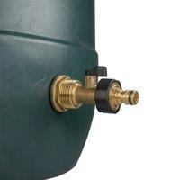 SPETLEK tank outlet adaptor+brass tap, universal hose connector in Gold | Size: 10000mm x 520mm