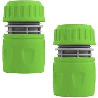 SPETLEK Pack of two universal garden hose female in Green | Size: 100g