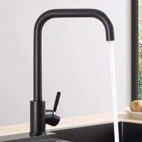 FLAVORA Black 360 Swivel Single Lever Kitchen Sink Mixer Tap | Size: 1000mm 10000mm