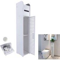 EONLION 3Tiers Modern Bathroom Cabinet in White