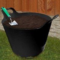 EONLION Black Colour Bucket Storage Garden | Size: 100 cm