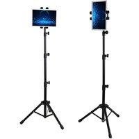 Kelvenix Portable Floor Tablet Tripod Stand Holder Carrying in Black
