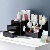 Kelvenix Dressing Table Makeup Storage Box in Black