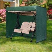 KORVIXA Heavy Duty Waterproof Swinging Cover in Green