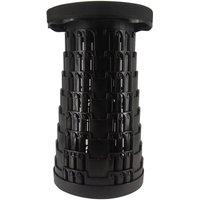 NESTLUNE Camping Folding Stool Lightweight Collapsible Stool in Black