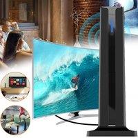 NESTLUNE Digital TV Antenna w/ Amplifier Booster Portable in Black