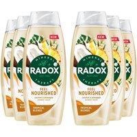 Radox Men's 6x Mineral Therapy Feel Nourished 'Shower Cream' Coconut & Pineapple, 450ml in Yellow