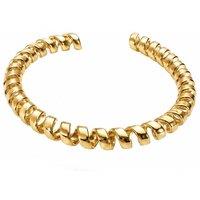 Luxe Tones Women's Lexa Luxe 18k Gold Plated Spiral Cuff