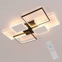 Pheashine Modern LED Ceiling Light Dimmable With Remote Control in White