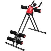 tectake Ab Machine - 5-Position Adjustable, Foldable, With A Training Computer