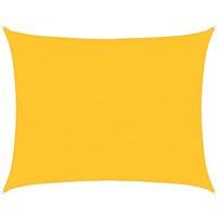 Berkfield Home Sunshade Sail 160 g/m Rectangular Yellow 6x7 m HDPE