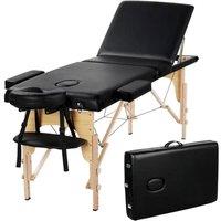 SPETLEK Massage Bed Portable Beauty Table in Black