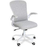 Kelvenix Fabric Office Chair Task Computer Chairs in Light Grey | Size: 0.6m2