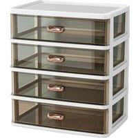 Kelvenix Desktop Office Home School Desk Box in White