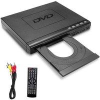 NESTLUNE DVD Player Multi Region Free with Remote Control in Black