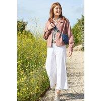 Lily & Me Women's Rebecca Feminine Boxy Fit Endlessly Versatile Jacket in Pink | Size: 12